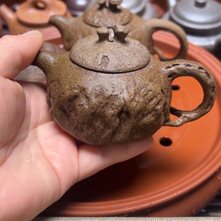 紫砂茶壶麋****?宜兴原矿段泥