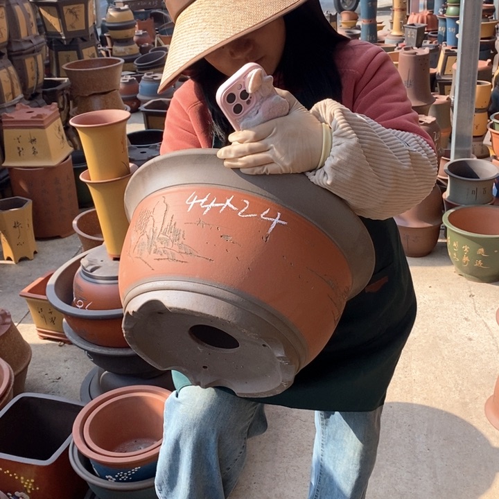 紫砂花盆紫砂花盆