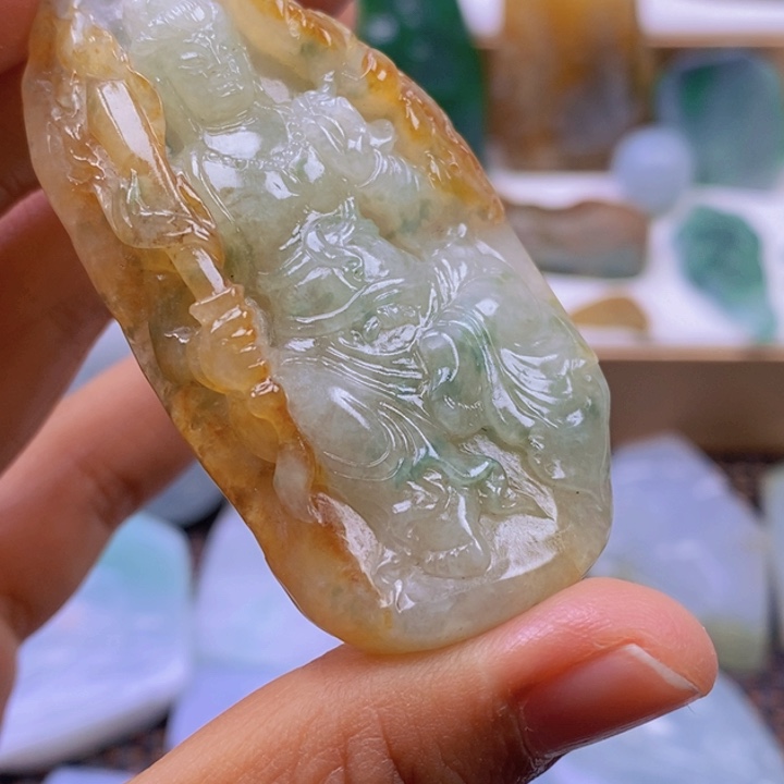 未镶嵌挂件翡翠翡翠