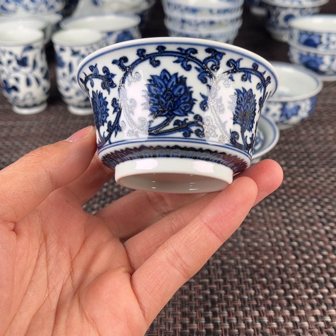 瓷片景德镇陶瓷杯子