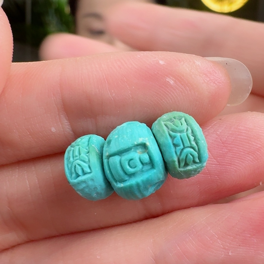 绿松石珠宝奇石未镶嵌