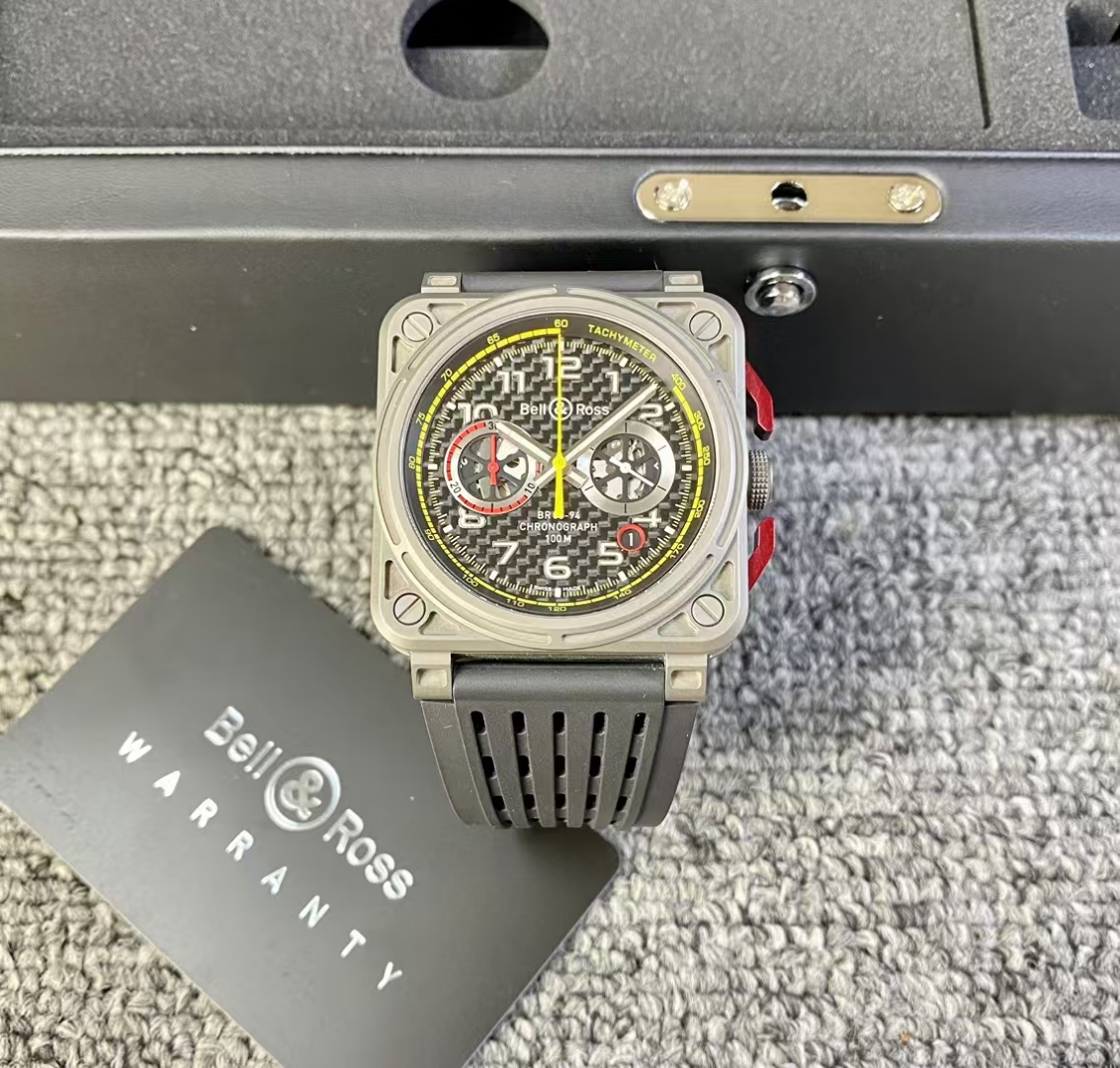 95新 Bell & Ross/柏莱士 /亚虎竞拍/柏莱士/机械男表