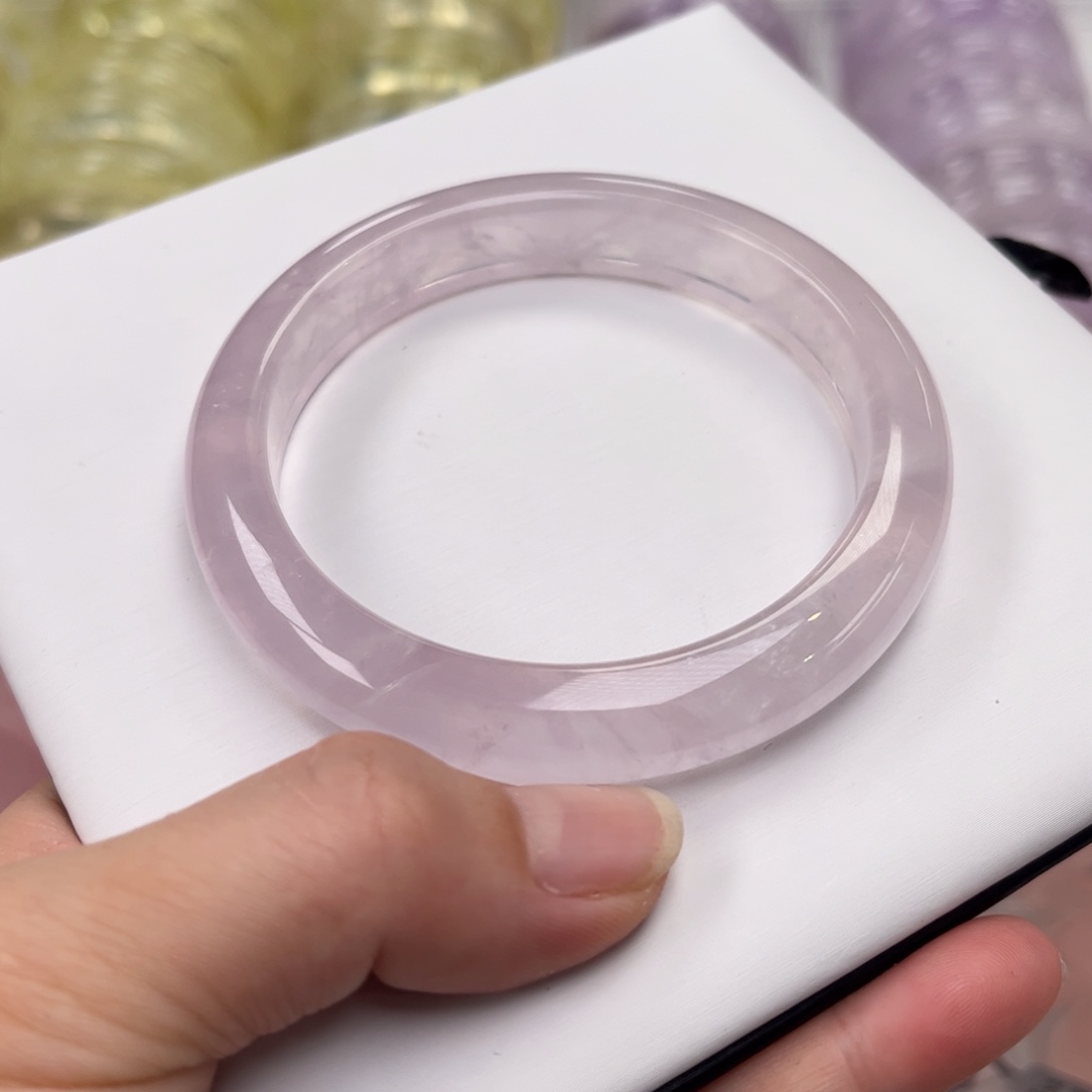 未镶嵌手镯水晶紫马粉59.7