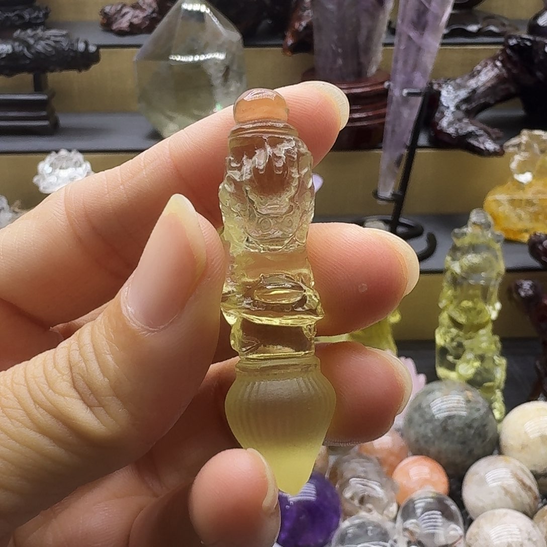 水晶珠宝半成品未镶嵌小*文昌笔