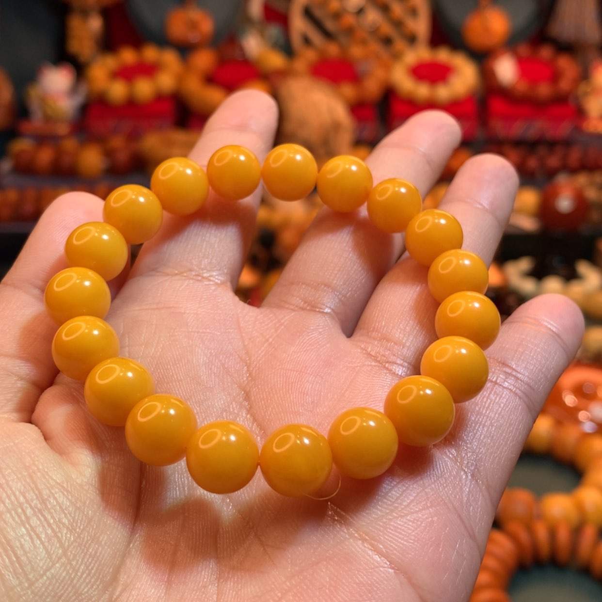 【闪购商品】蜜蜡手串未镶嵌蜜蜡手串