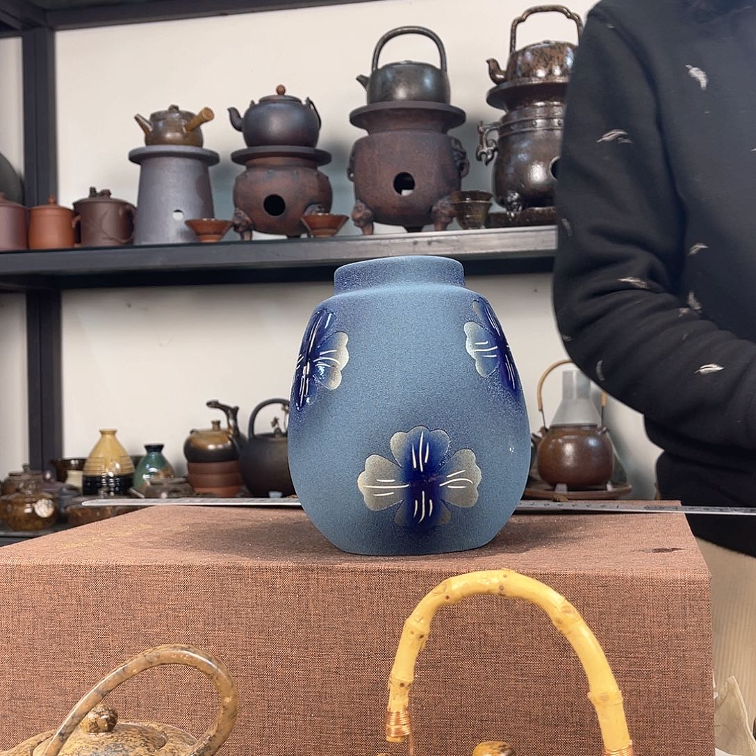 紫泥茶壶紫砂粗陶茶器