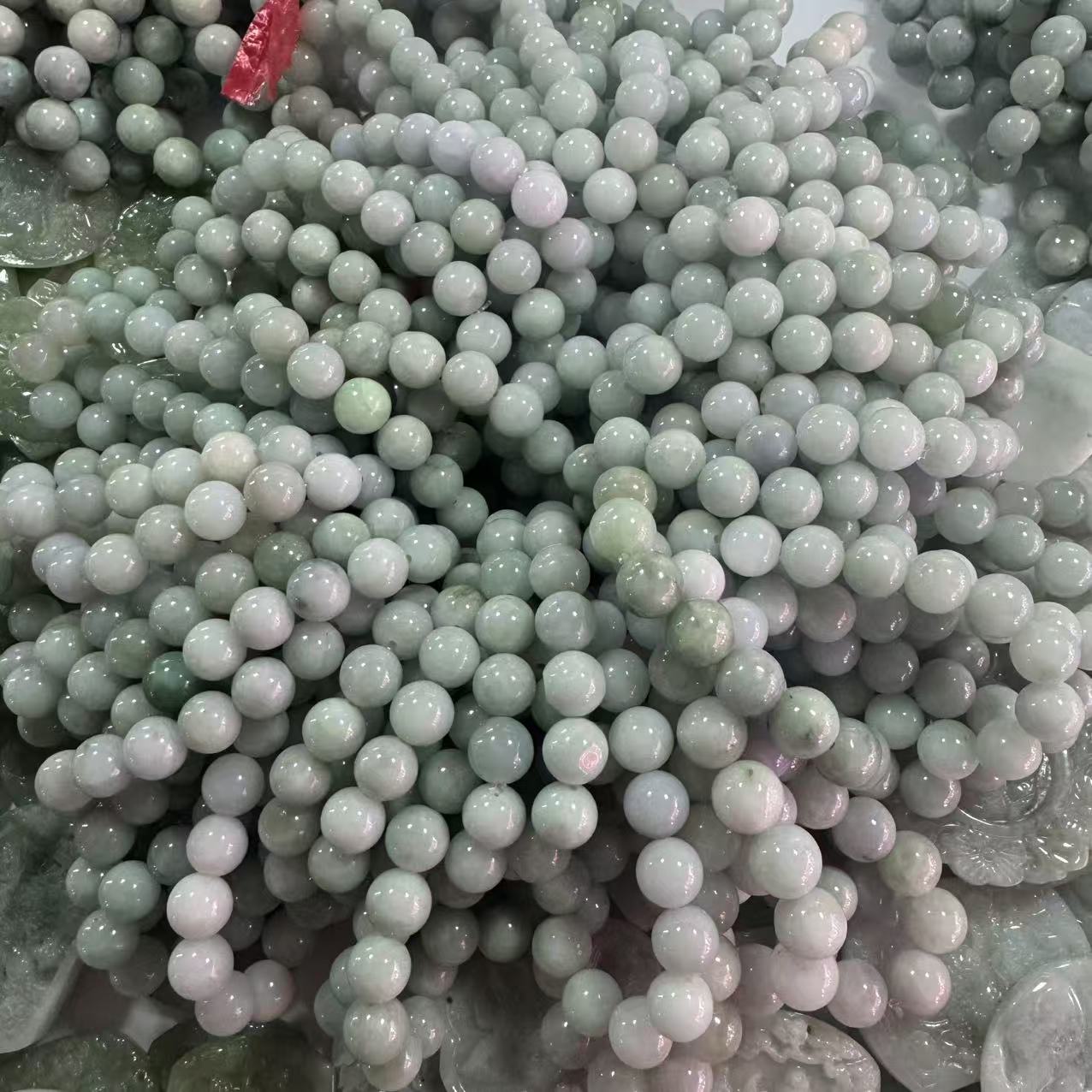 天然A货翡翠手串-d146-卡12mm多样性发一