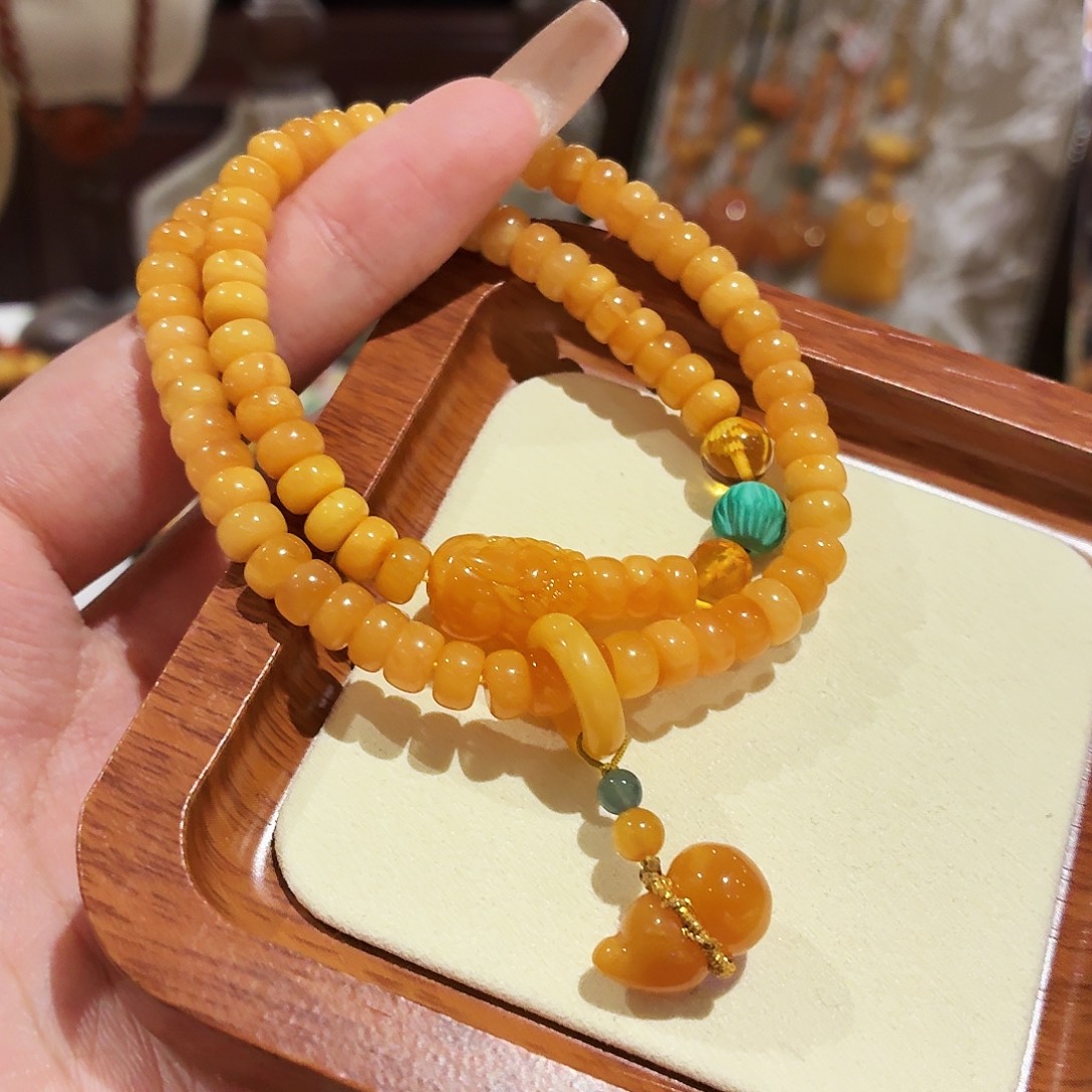 蜜蜡未镶嵌手链手串