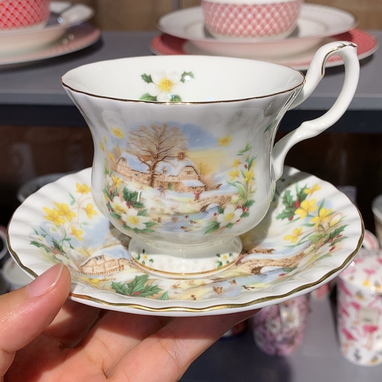 【闪购商品】瓷片杯碟
