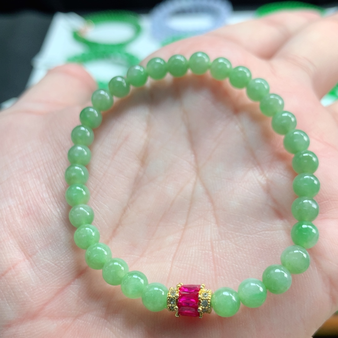 翡翠未镶嵌手链翡翠