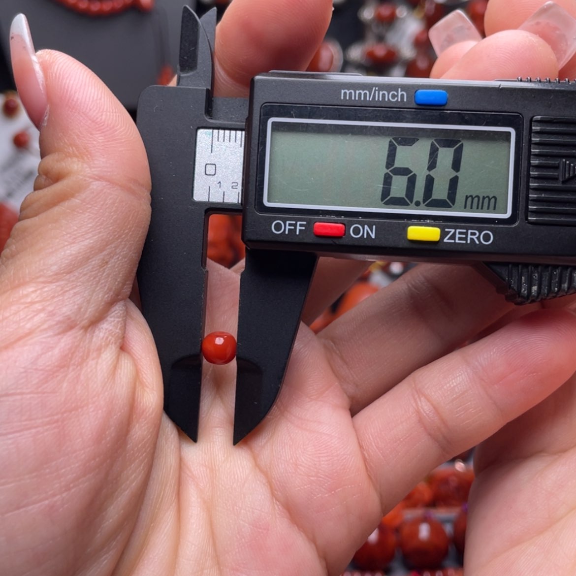 【闪购商品】南红玛瑙老型珠6未镶嵌迪*