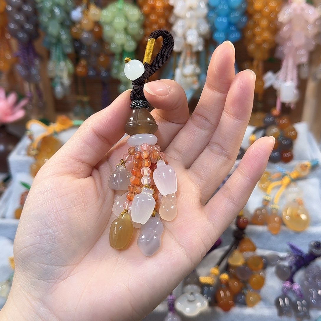 玛瑙/玉髓福利款挂件未镶嵌