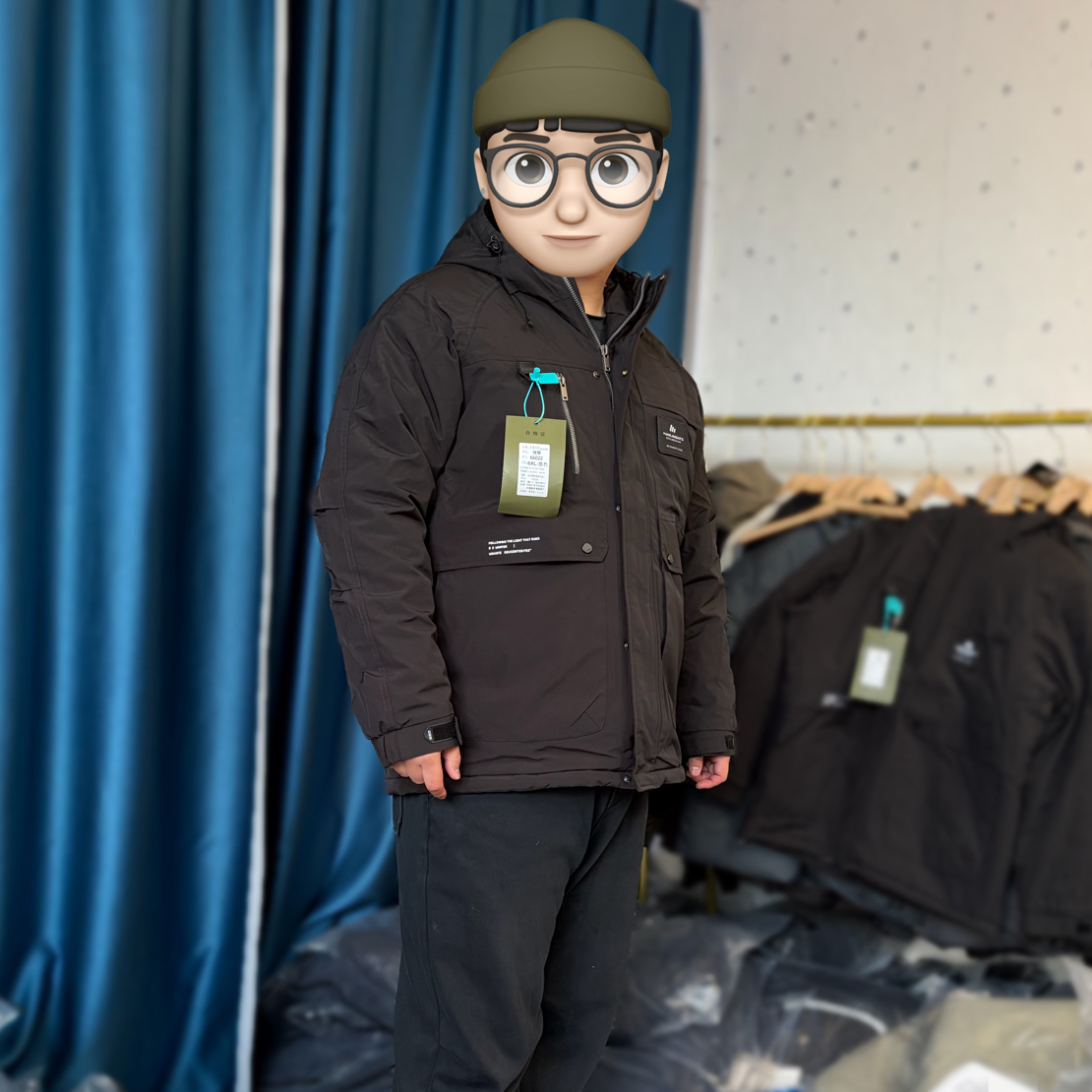 白老板的大码男装男士大码冬季新款休闲户外简约棉服