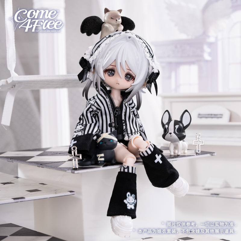 COME4FREE【日常系列】绒绒兔诊所娃衣OB11玩偶BJD娃衣