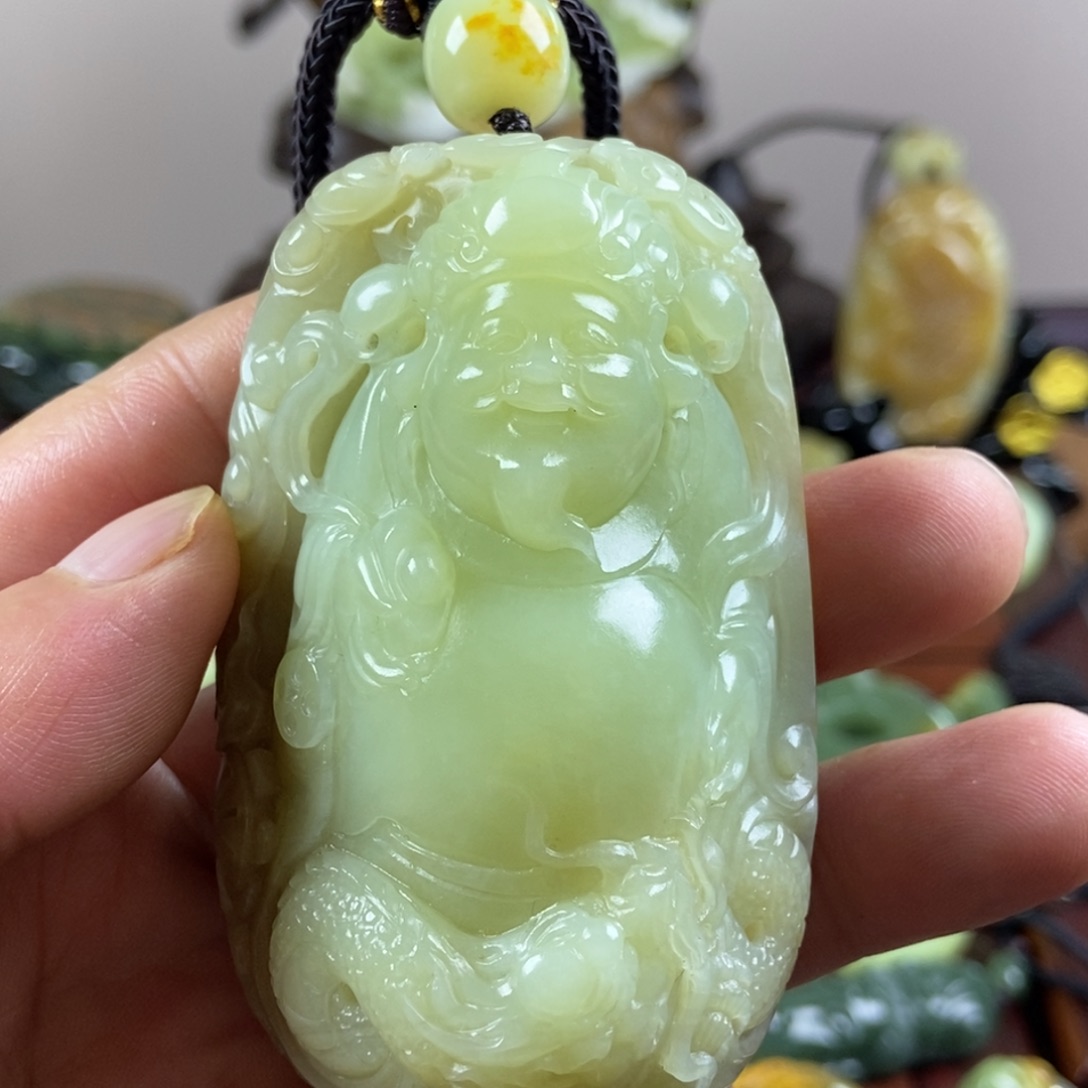 未镶嵌岫岩河磨玉（透闪石质玉）珠宝奇石