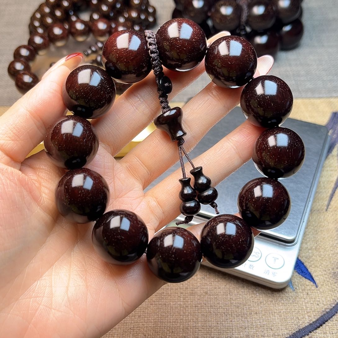 檀香紫檀（小叶紫檀）2.0 12颗满天星