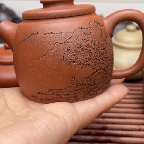紫砂茶壶随**说紫砂壶全手工