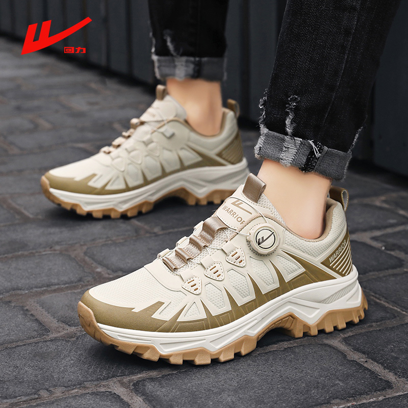 回力户外登山男运动鞋旋转按钮设计时尚百搭运动鞋