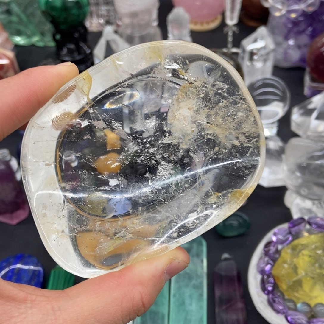 未镶嵌水晶珠宝半成品