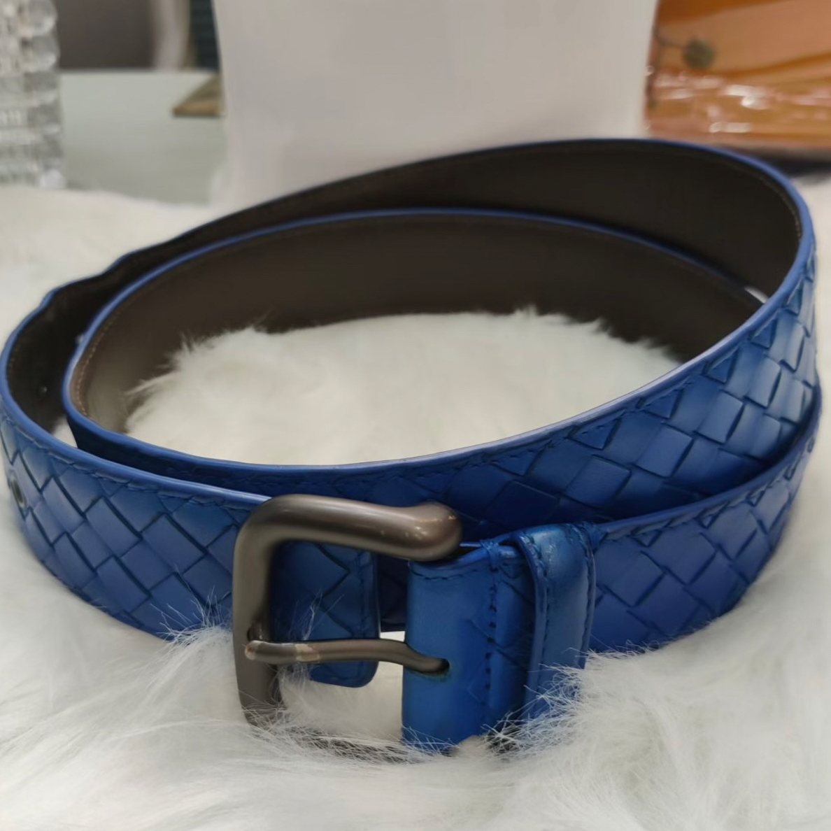 95新 BOTTEGA VENETA/葆蝶家 G专属/葆蝶皮带腰带/02119