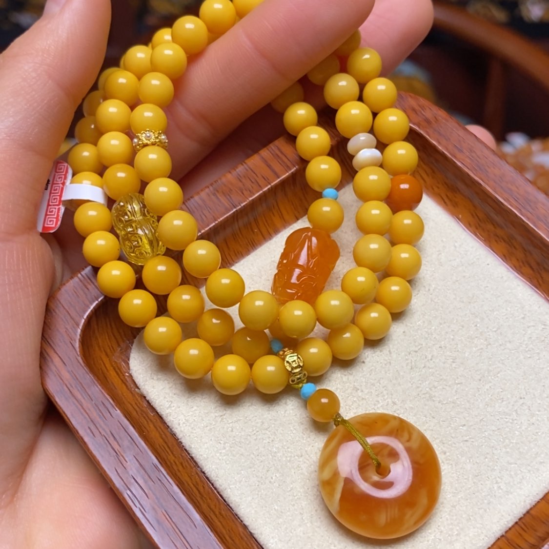 【闪购商品】蜜蜡手链未镶嵌手串