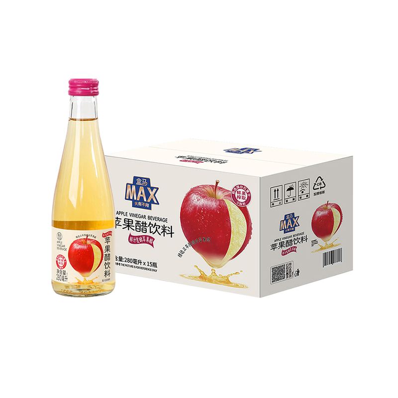 盒马MAX 苹果醋饮料 280ml*15瓶