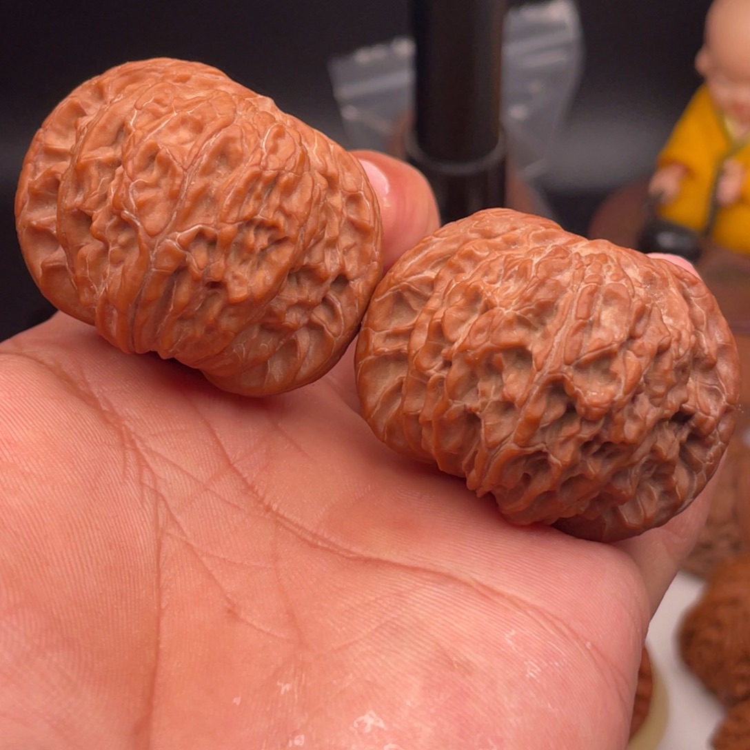 文玩核桃吊坠46全品血磨、球磨、正磨