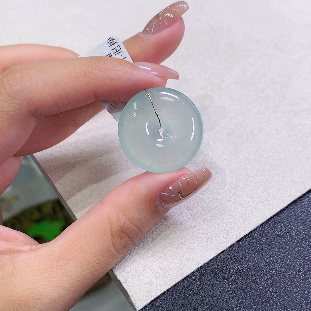 翡翠未镶嵌吊坠(不含链)25.1-5.5