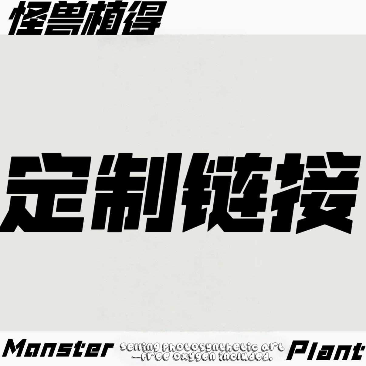 【Monster 定制手绘花盆】定制产品下单后不支持退换货