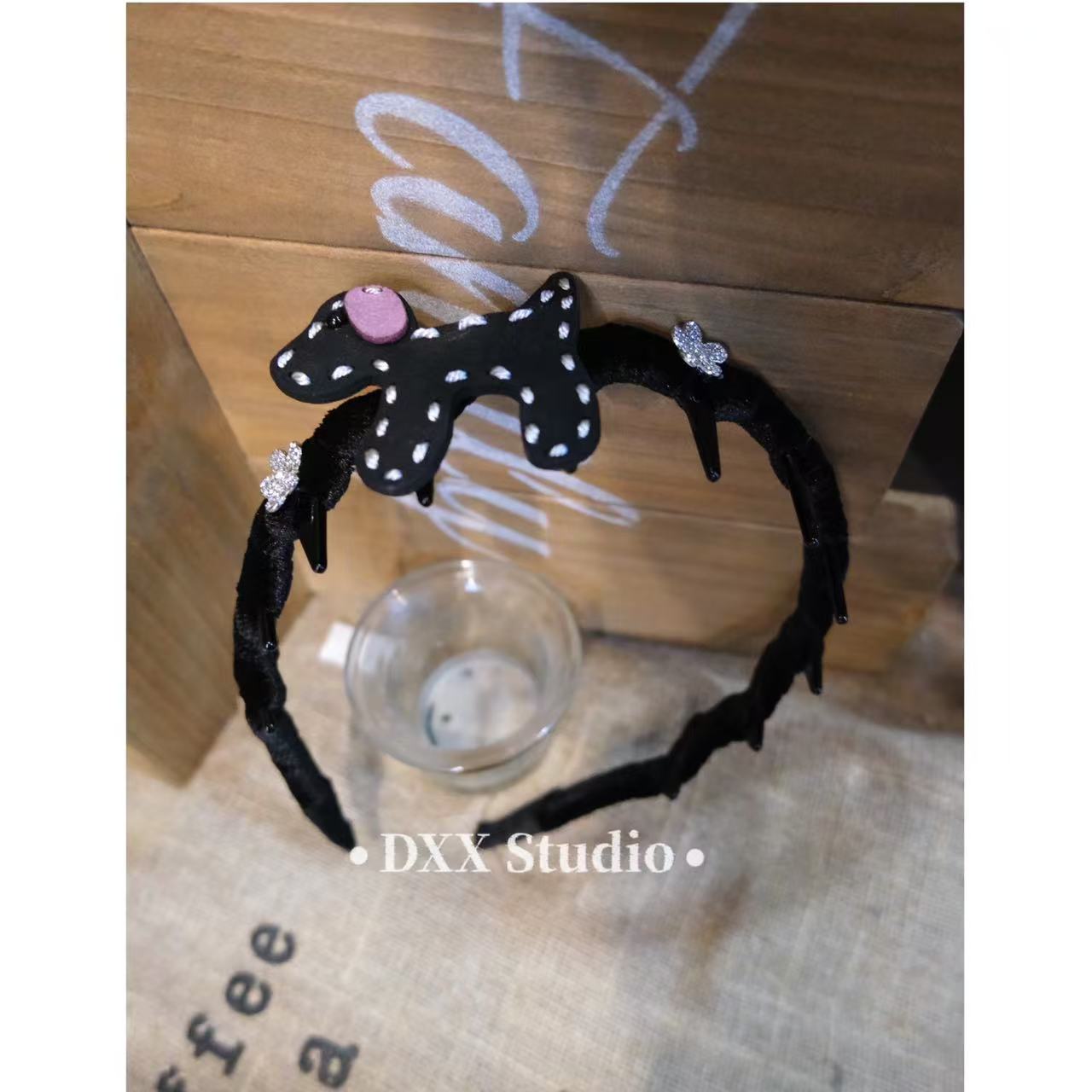 小众设计斑点小狗发箍发饰45912