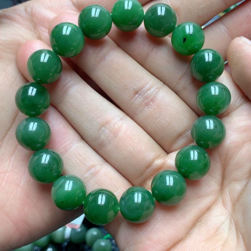【闪购商品】和田玉（碧玉）手链未镶嵌巧*力
