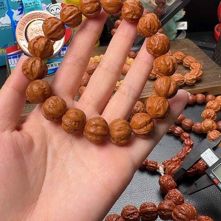 文玩核桃手串肉筋八楞手串