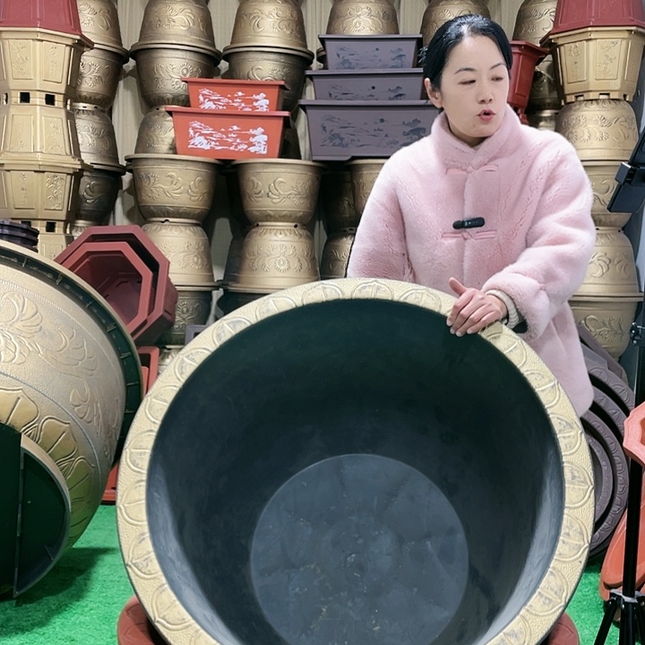 圆盆古铜八零两个