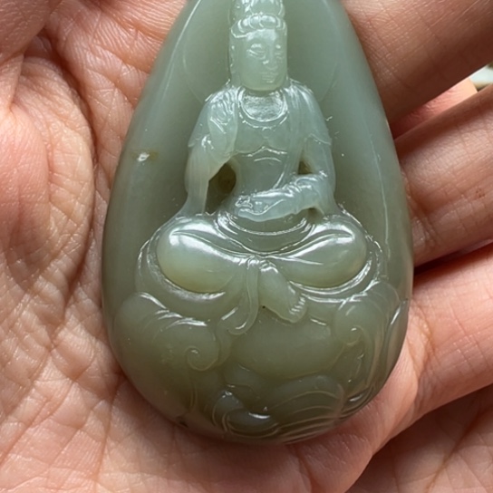 和田玉颈饰未镶嵌且末普贤