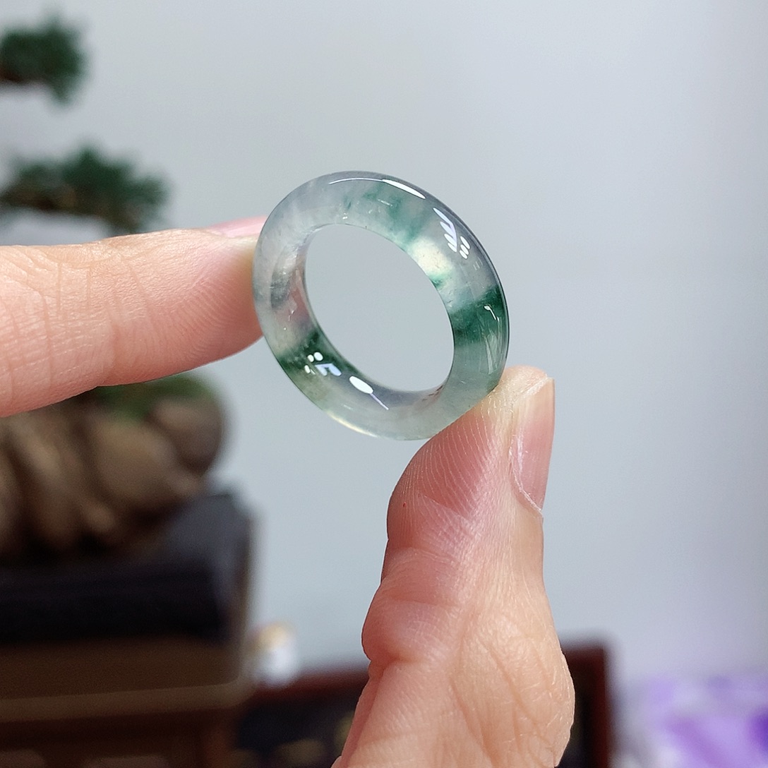 未镶嵌戒指翡翠12-13号