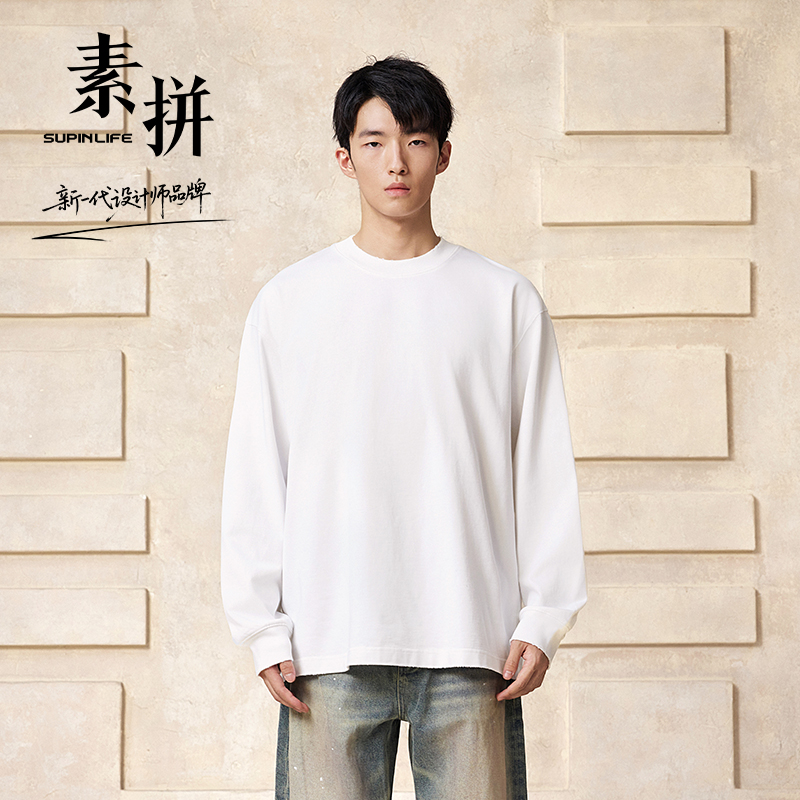 【SUPIN LIFE】25年秋季新款T恤SPACT535181AM-SPACT535181BM