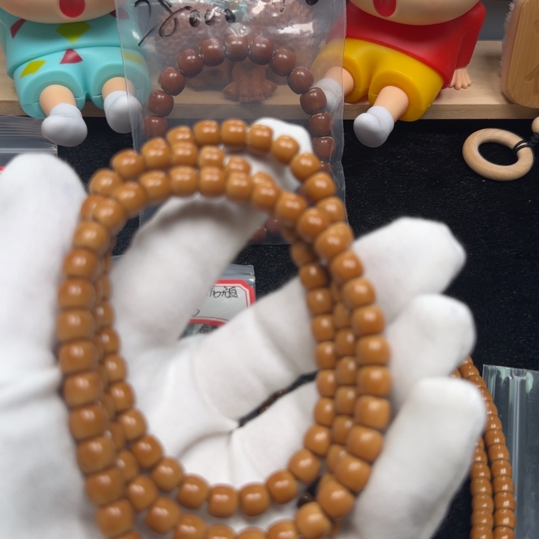 手串橄榄核老挝长串极限弧三花7.6mm