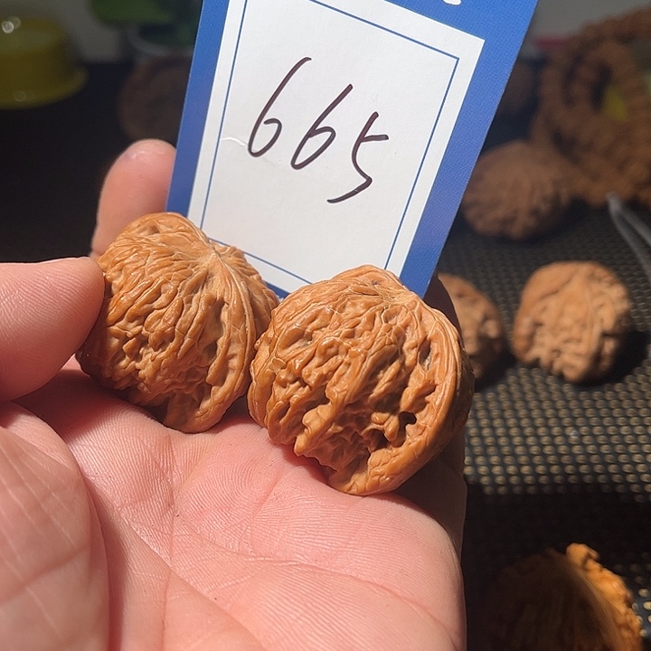 文玩核桃吊坠全品磨盘43尺665号