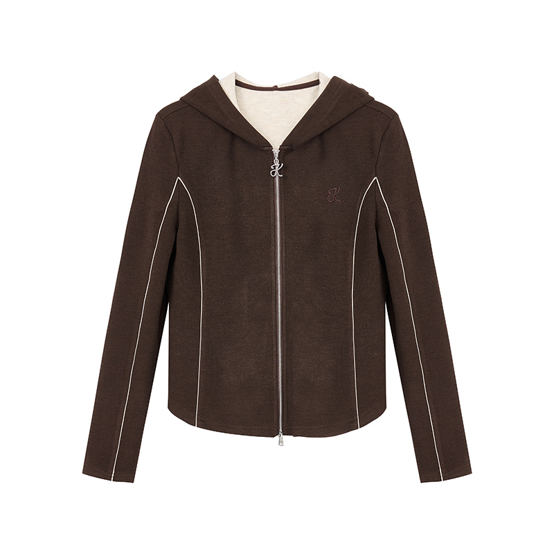 【尚雅专属】休闲连帽短外套N8091