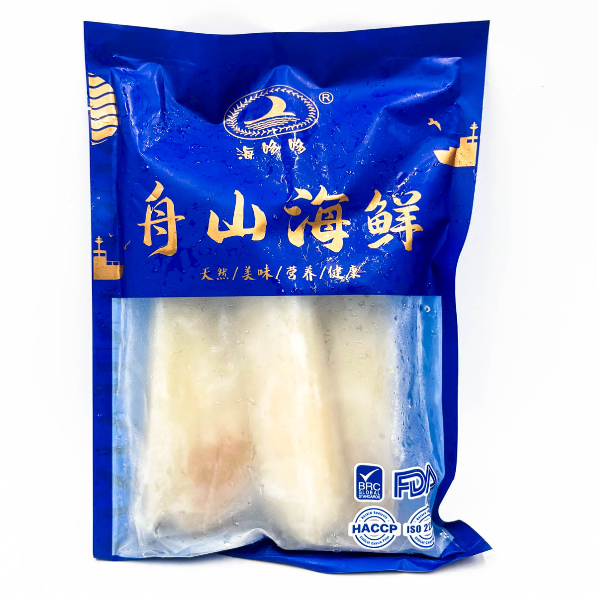 顺风包邮（10.2到期）三包浙江舟山海鲜月亮鱼柳三去安康鱼肉500g