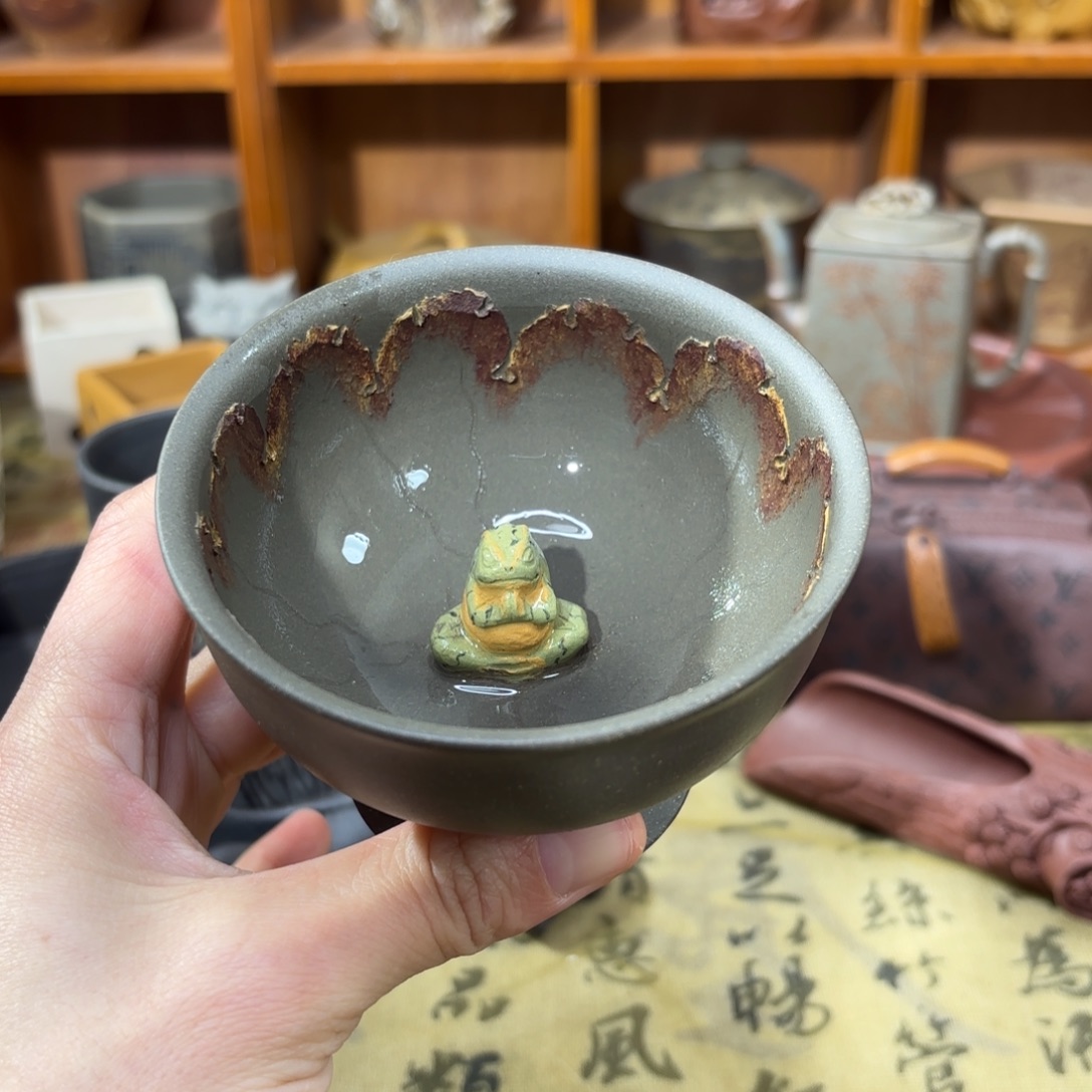 茶杯紫砂宜兴紫砂原矿茶器