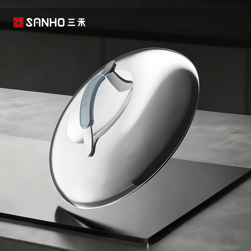 【赠品不要拍】三禾纯钛锅专用原装高拱塔吉盖