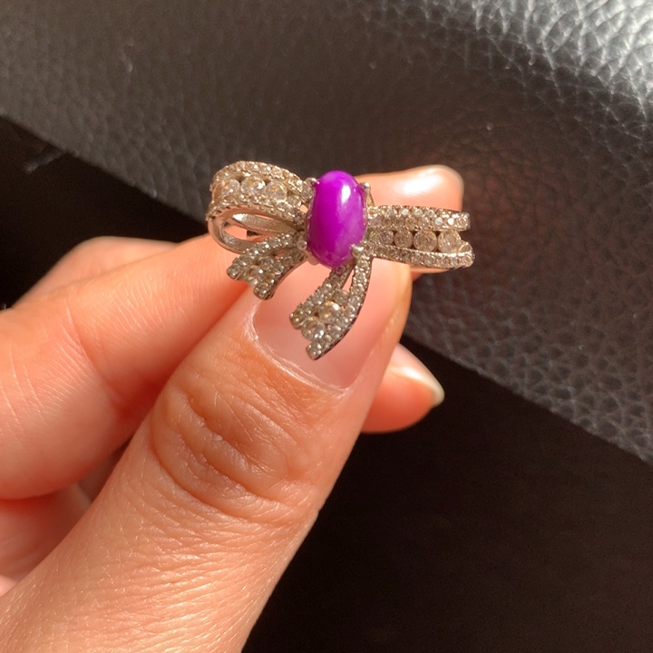 苏纪石（舒俱来）戒指银S925镶嵌