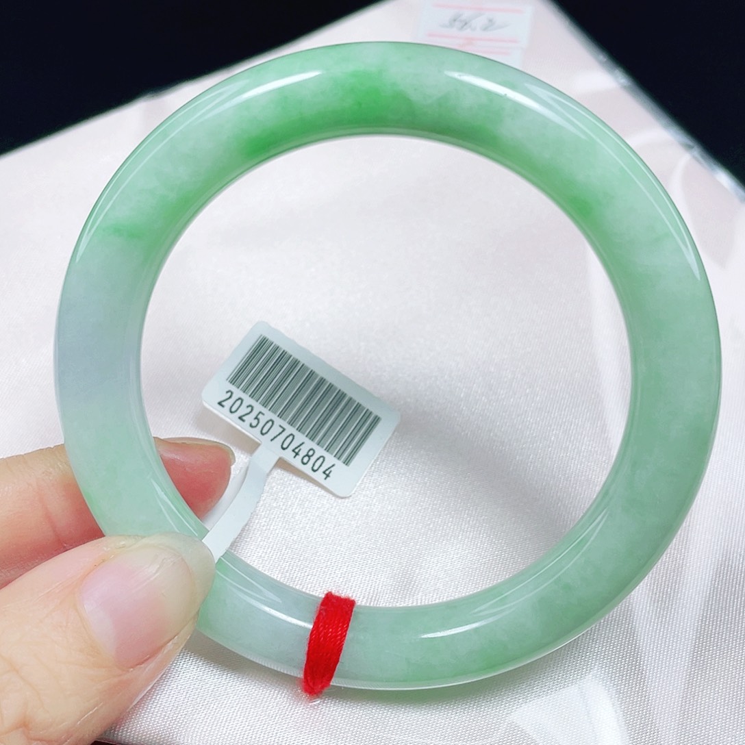 未镶嵌手镯翡翠圆条56.2。007