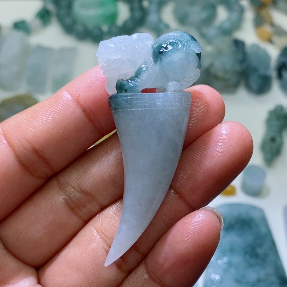 定制翡翠未镶嵌毛货