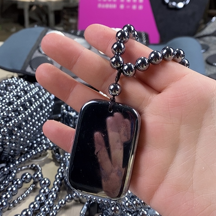 正品的太赫兹石8mm无事牌