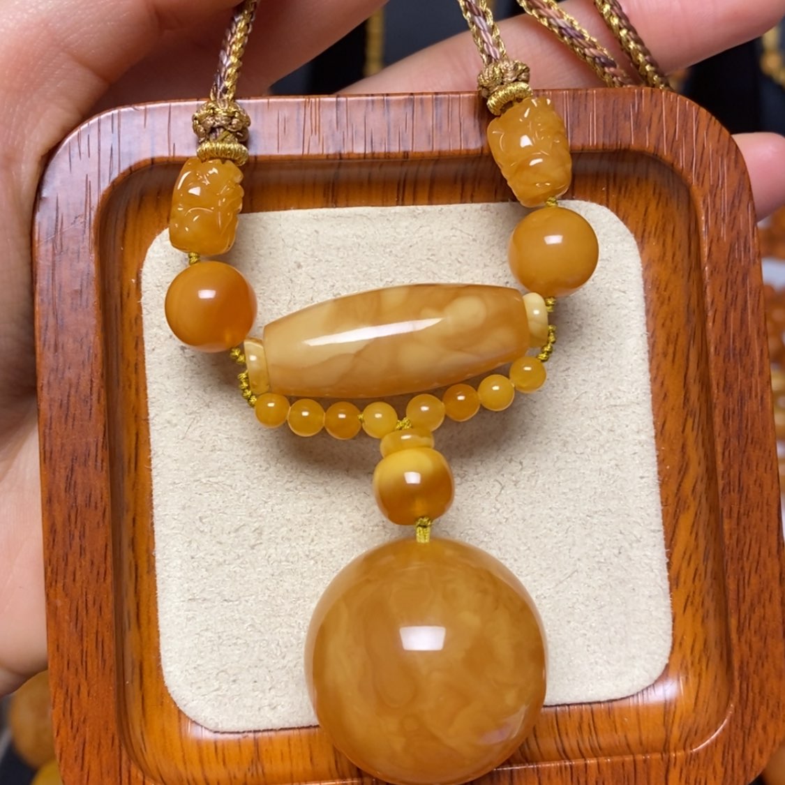 【闪购商品】未镶嵌颈饰蜜蜡项链