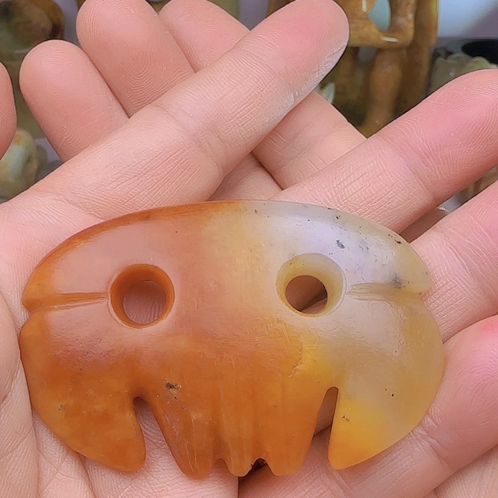 和田玉吊坠(不含链)未镶嵌