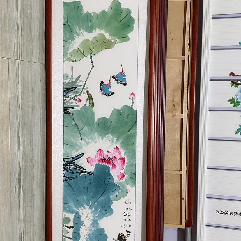 【闪购商品】国画书画作品带框165×50