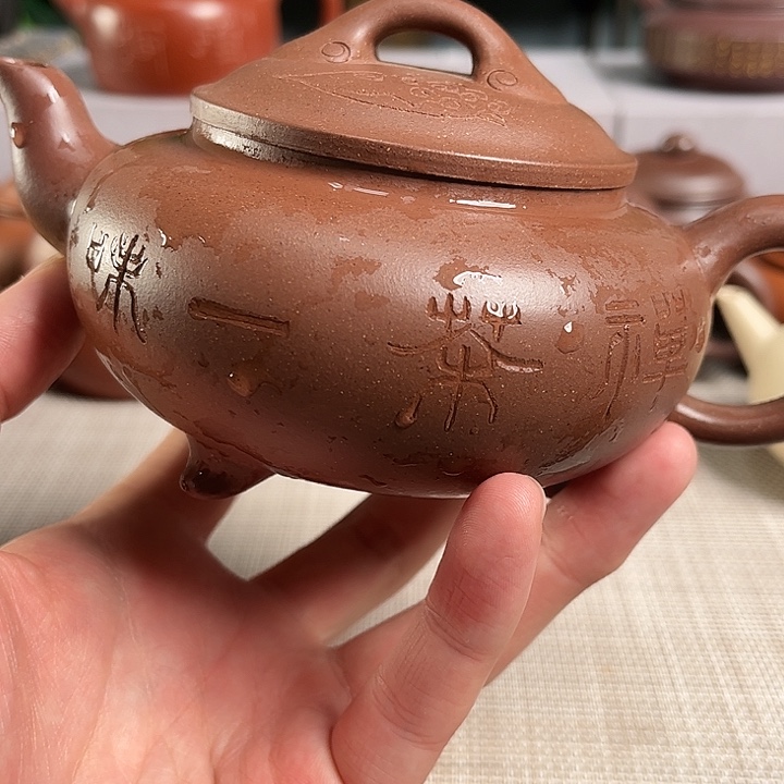 招***福茶杯紫砂宜兴原矿手工紫砂壶